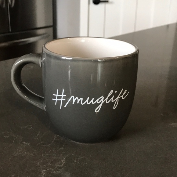 Gray Mug “#muglife” Good Condition